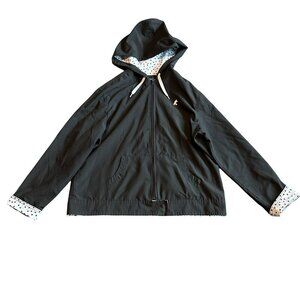 Disneyland Resorts Mickey Mouse Windbreaker Rain Jacket Hooded Collectible Sz XL